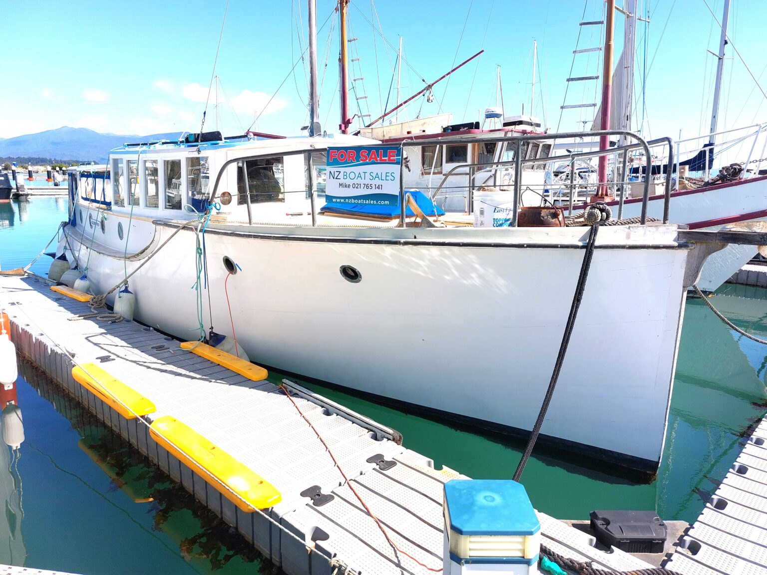 GLENIFFER: 1929 Classic Kauri Bridgedecker - New Zealand Boat Sales