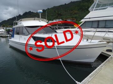 ALIBI: 12.5m Vindex with a Picton Marina Berth